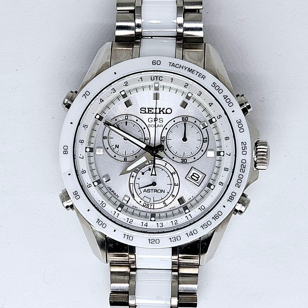 てつさん専用SEIKO セイコー アストロン SBXB027 ソーラー 白文字盤