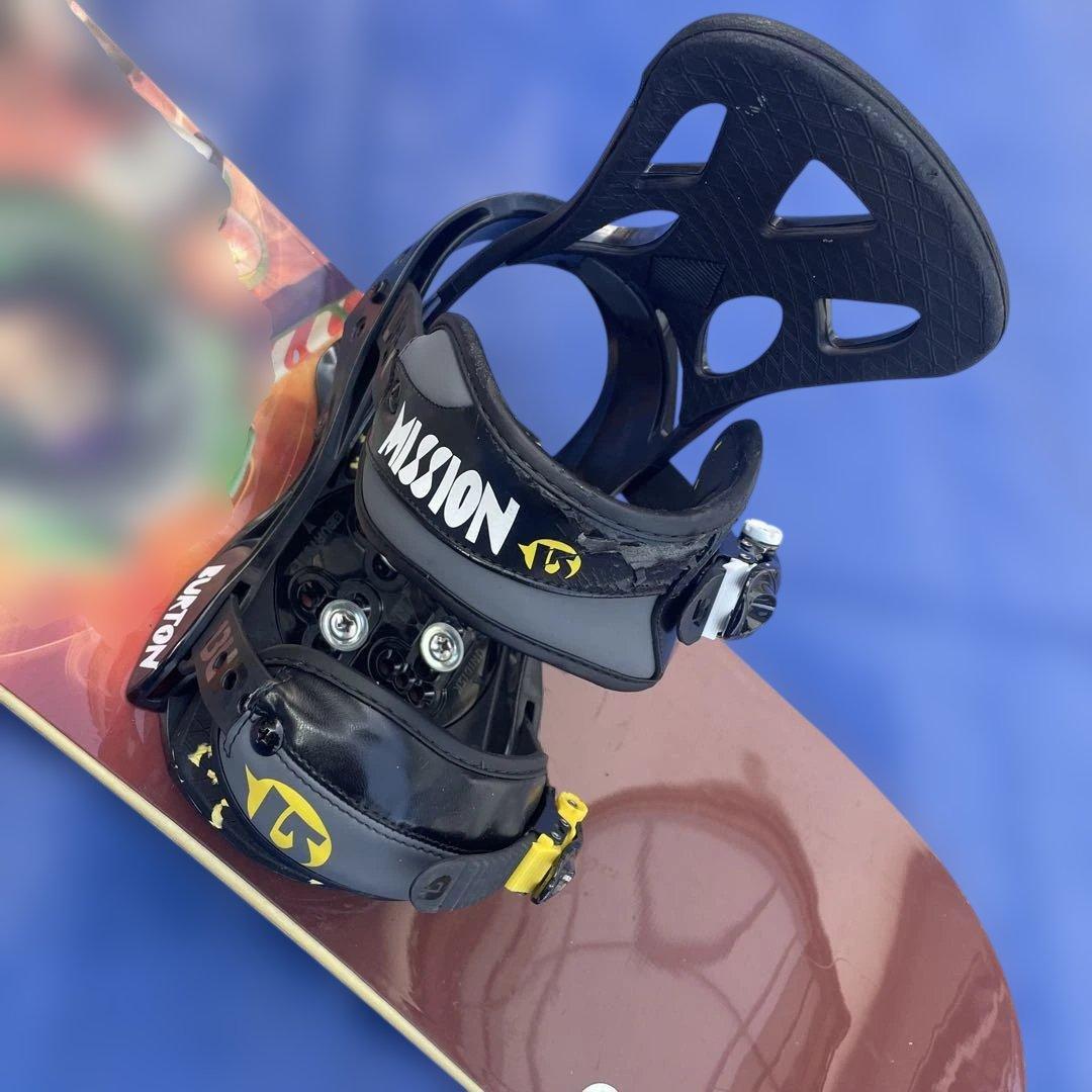 バートン　チョッパー120cm ミッションSサイズ　キッズ　ビンディングセット