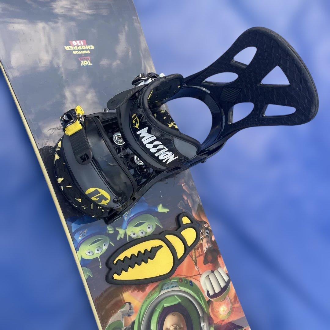 バートン　チョッパー120cm ミッションSサイズ　キッズ　ビンディングセット