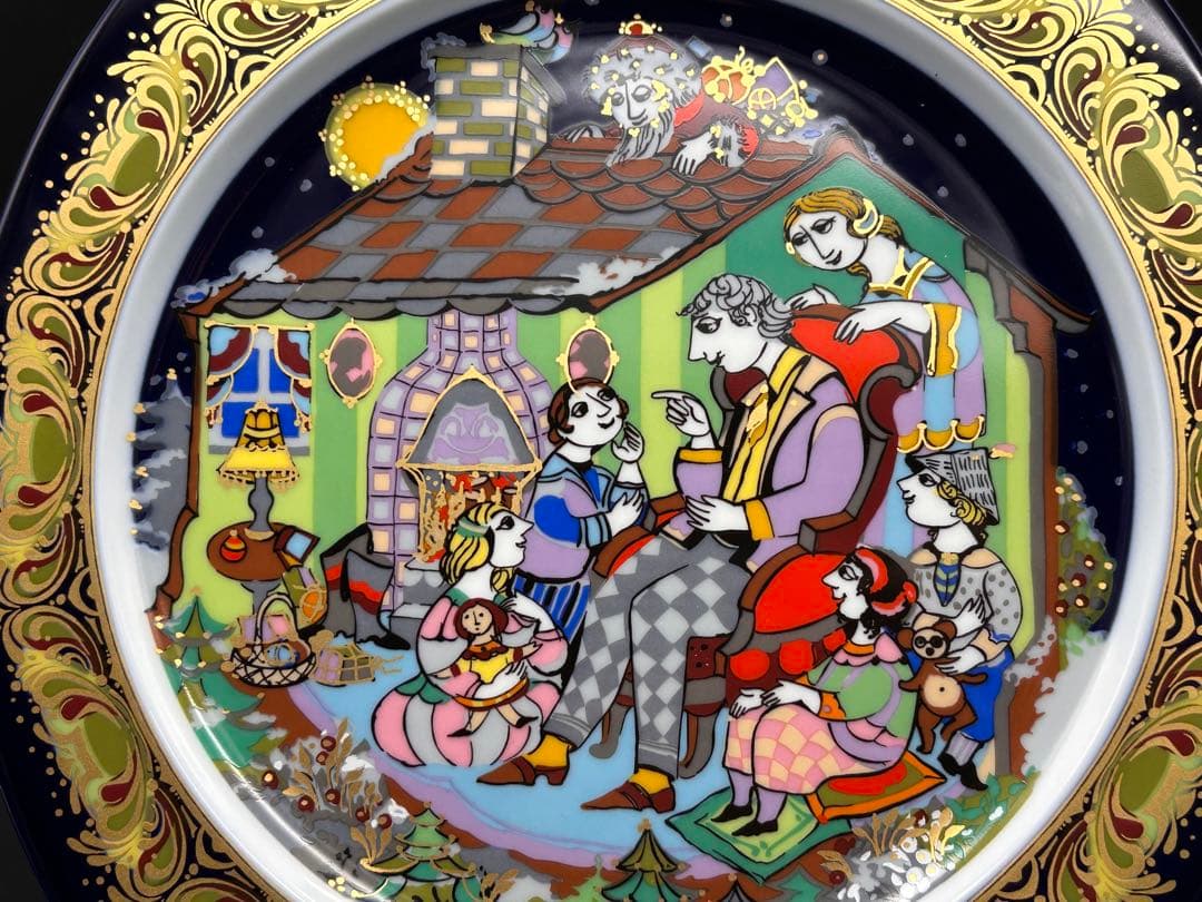 【希少】ローゼンタール クリスマスプレート ビョルン・ヴィンブラッド 1992年