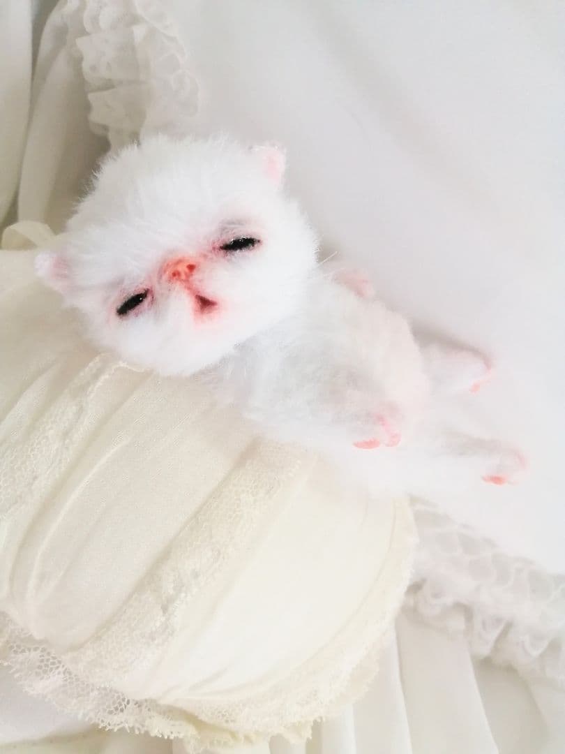 生後15日♡やわむぎゅ♡子猫ちゃん♡アートドール♡ぬいぐるみ♡