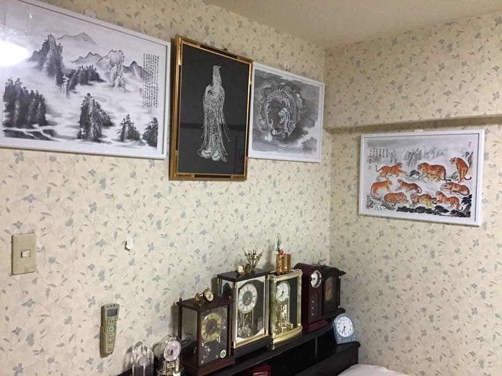 【虎運財気家運商売福寿風水図】家運隆盛　商売繁盛　金運上昇 福寿大吉 開運絵画