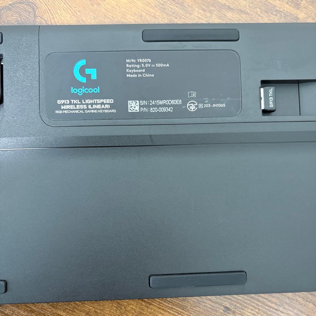 logicool G913 TKL RGB ゲーミングキーボード