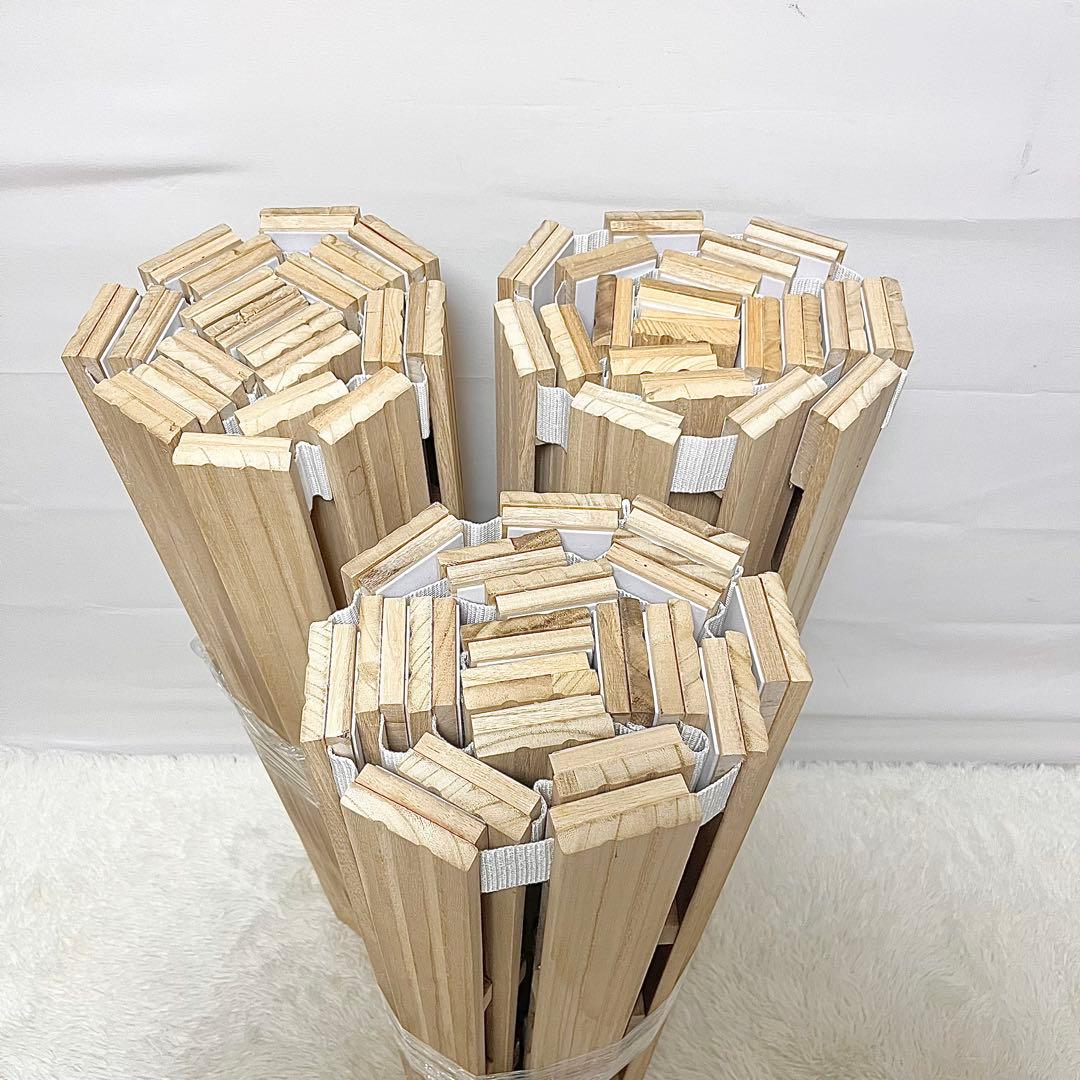 ニトリ 丸めてしまえる すのこベッド シングル 3つセット