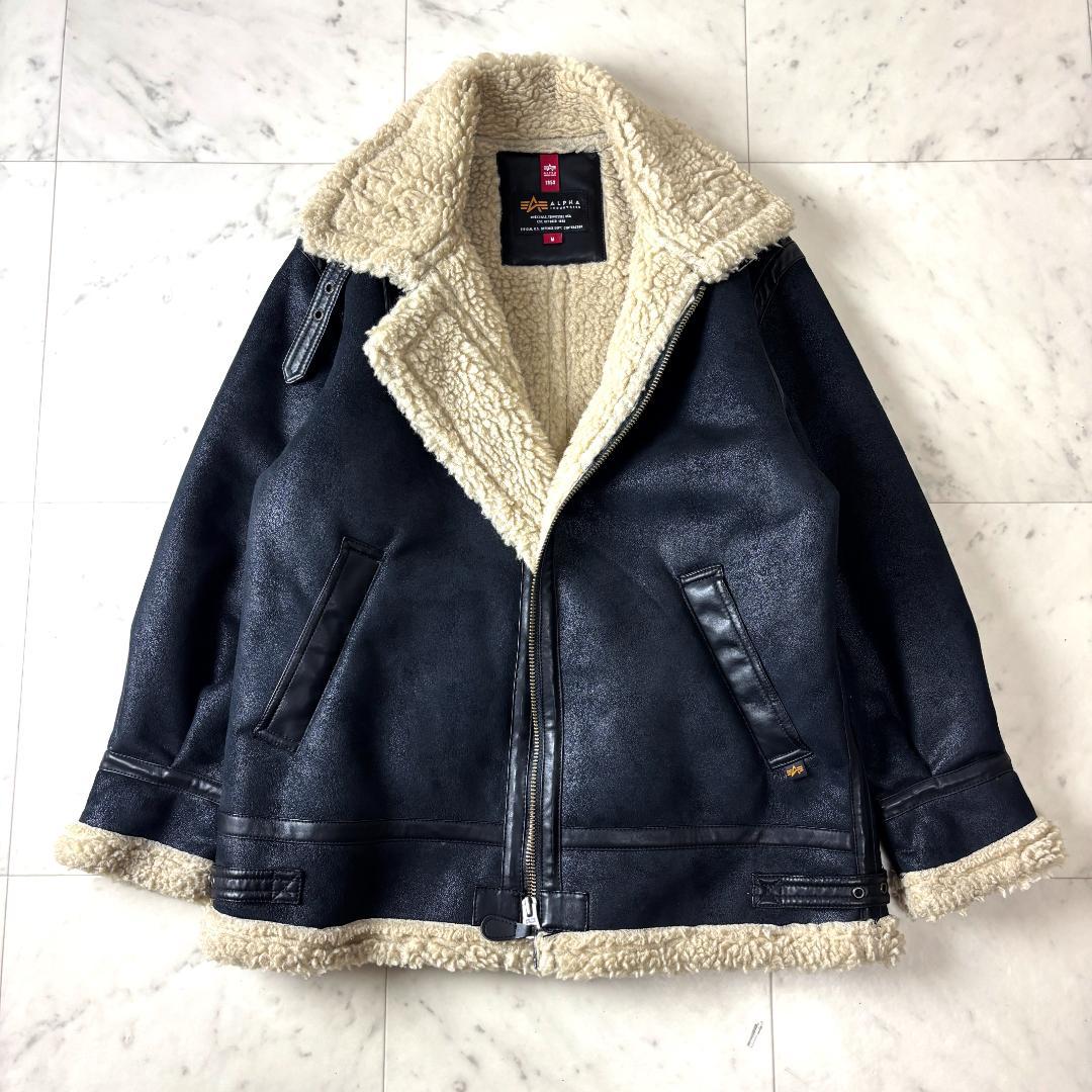 ALPHA アルファインダストリーズ M エコ ムートンジャケット ミリタリー