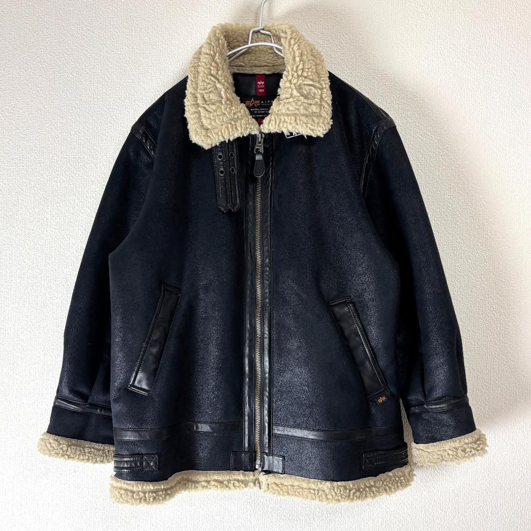 ALPHA アルファインダストリーズ M エコ ムートンジャケット ミリタリー