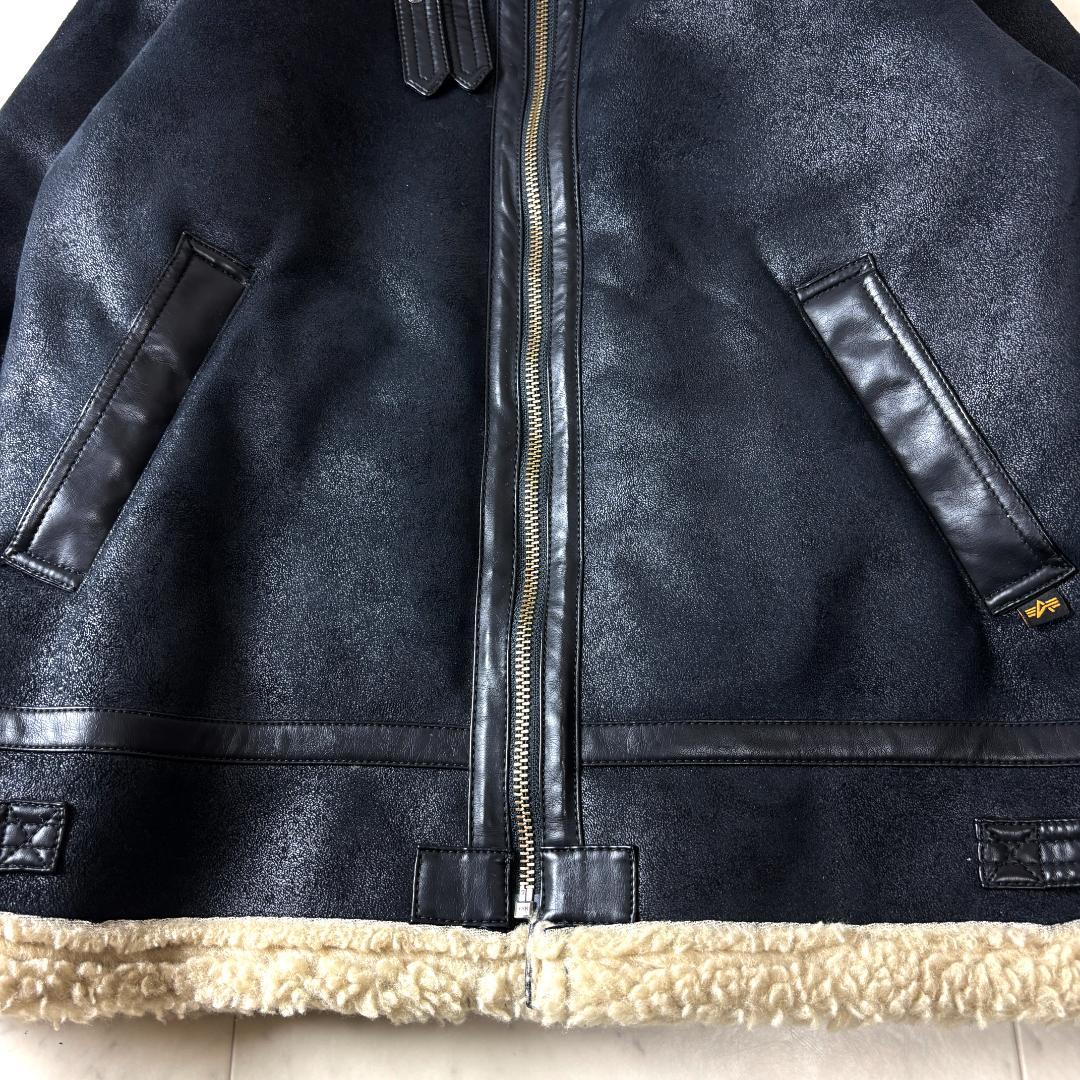 ALPHA アルファインダストリーズ M エコ ムートンジャケット ミリタリー