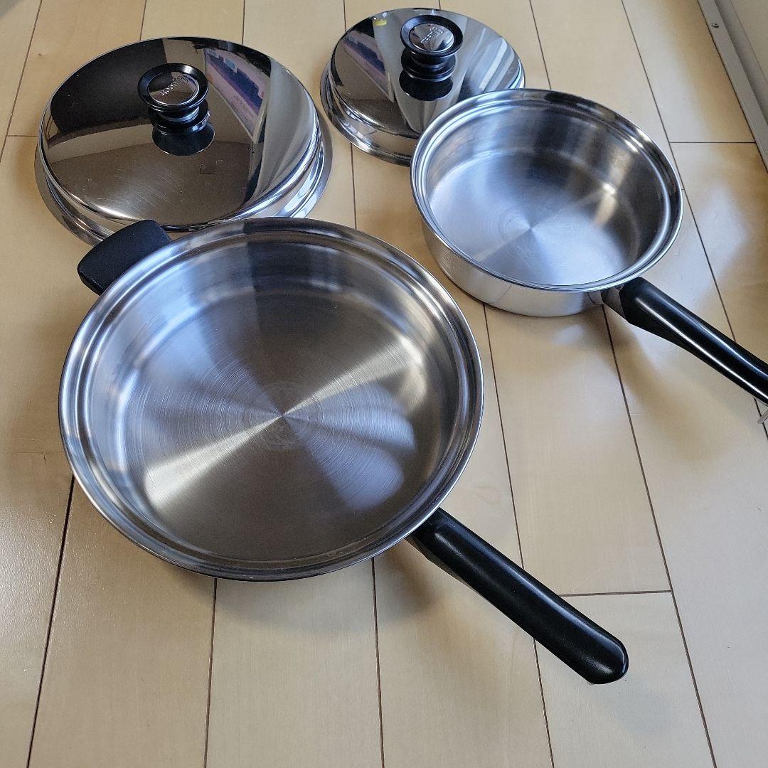 アムウェイクィーン①フライパン　大・中　セット