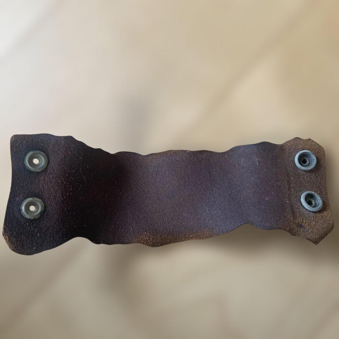 アンダーカバー　ダークブラウン レザー バングル