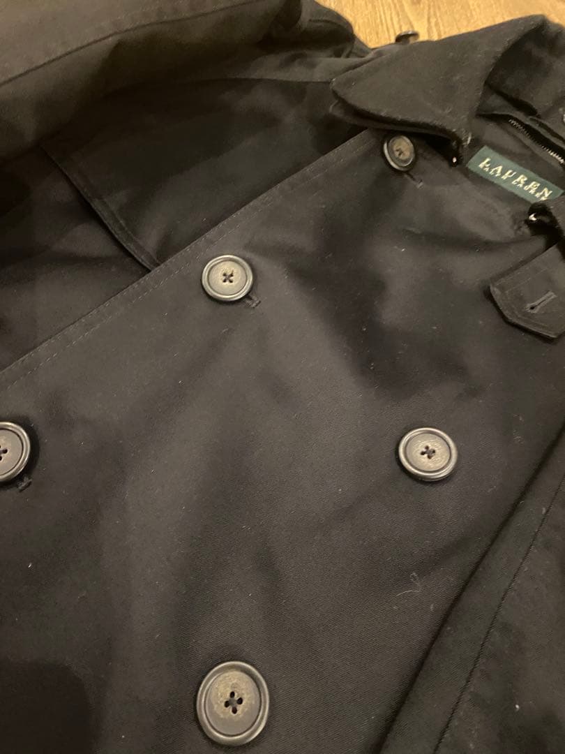 ラルフローレン　トレンチコート　黒