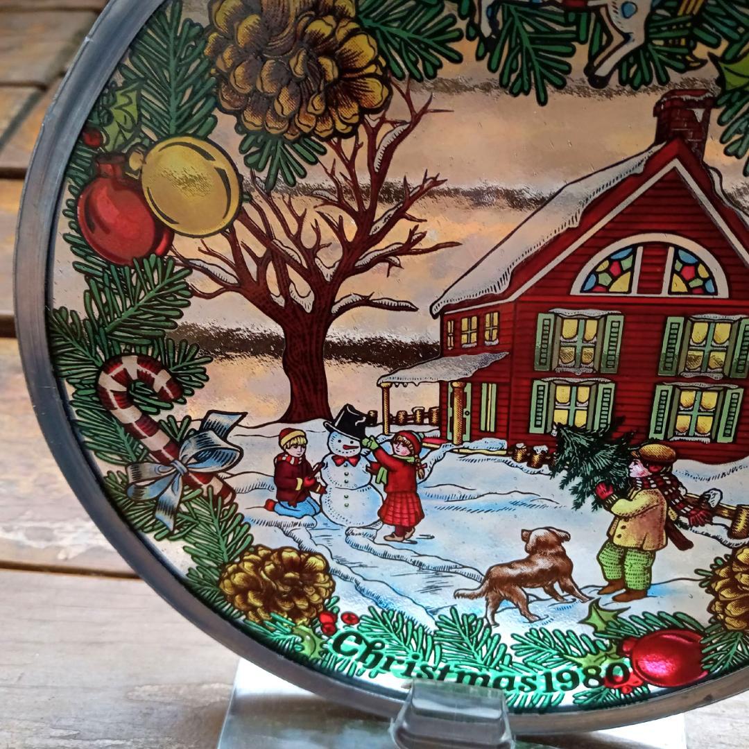 アメリカ ステンドグラスChristmas1980クリスマス グラスマスターズ社