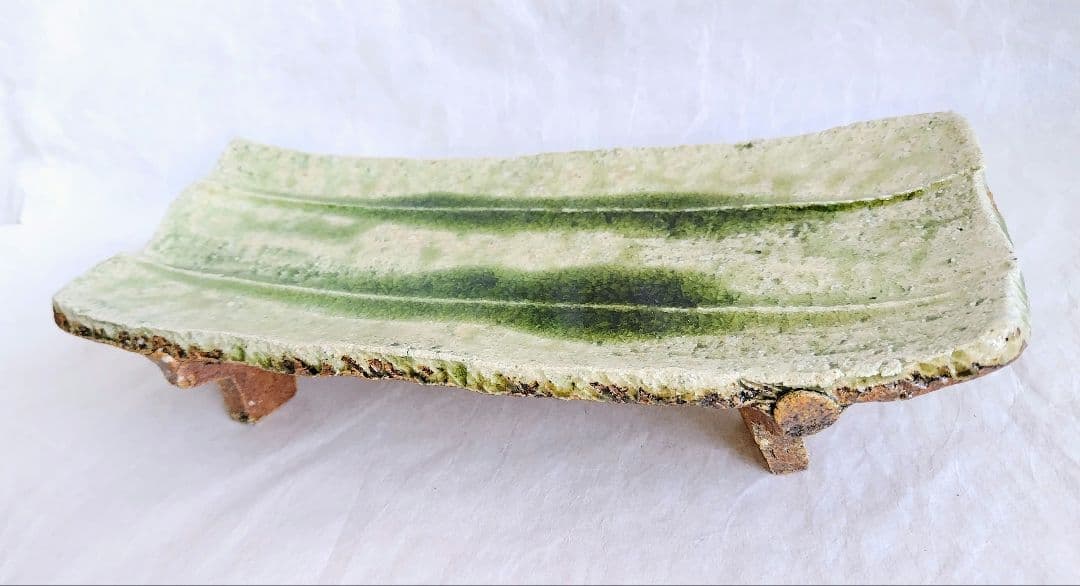 信楽まな板皿 (未使用 新品同様)