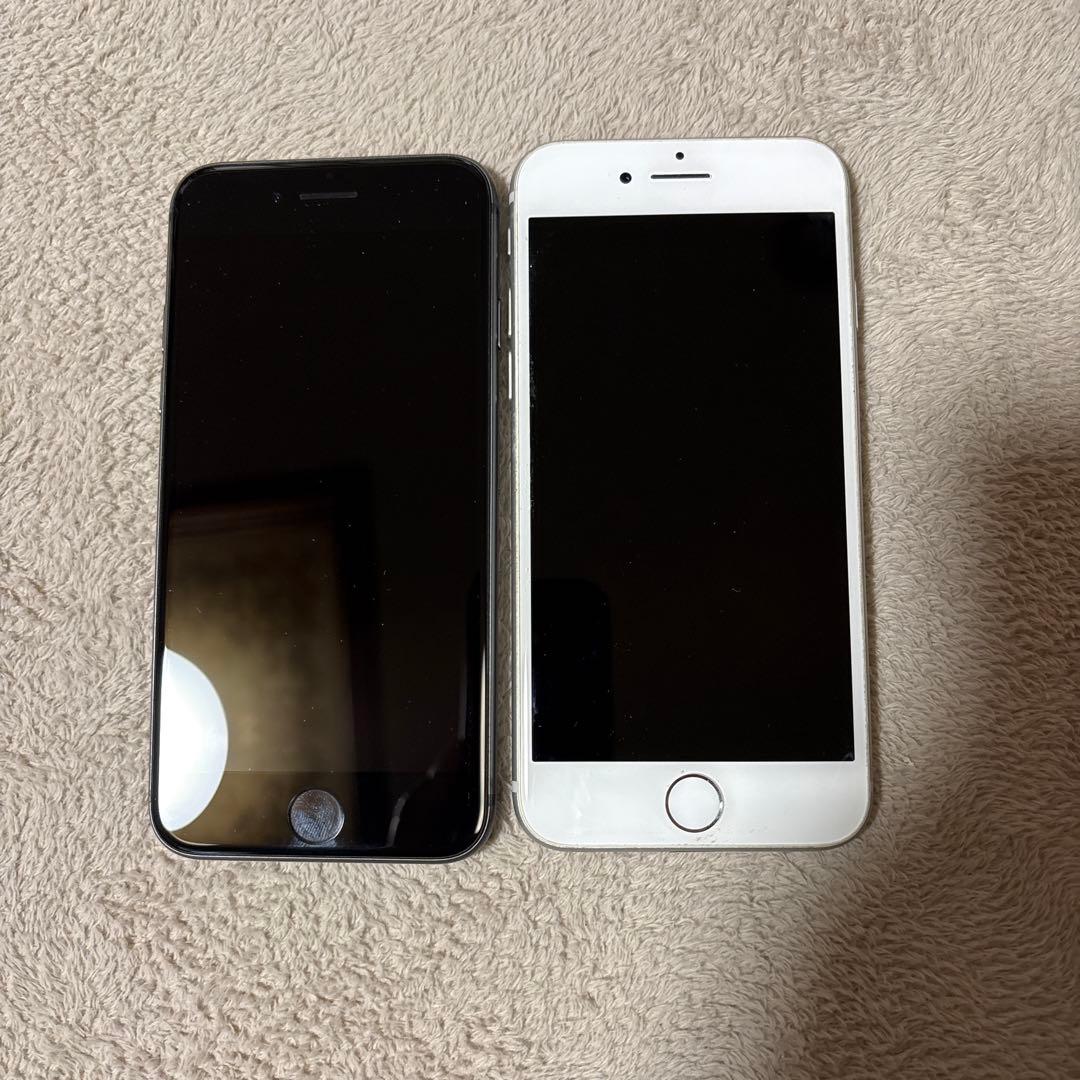 iPhone 8 ブラック ホワイト 本体セット