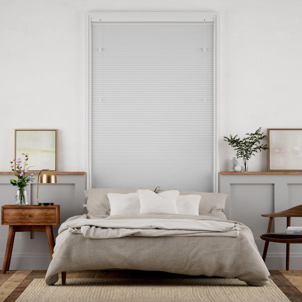 未使用　ハニカムシェード　シアーライトグレー 　81.5×115