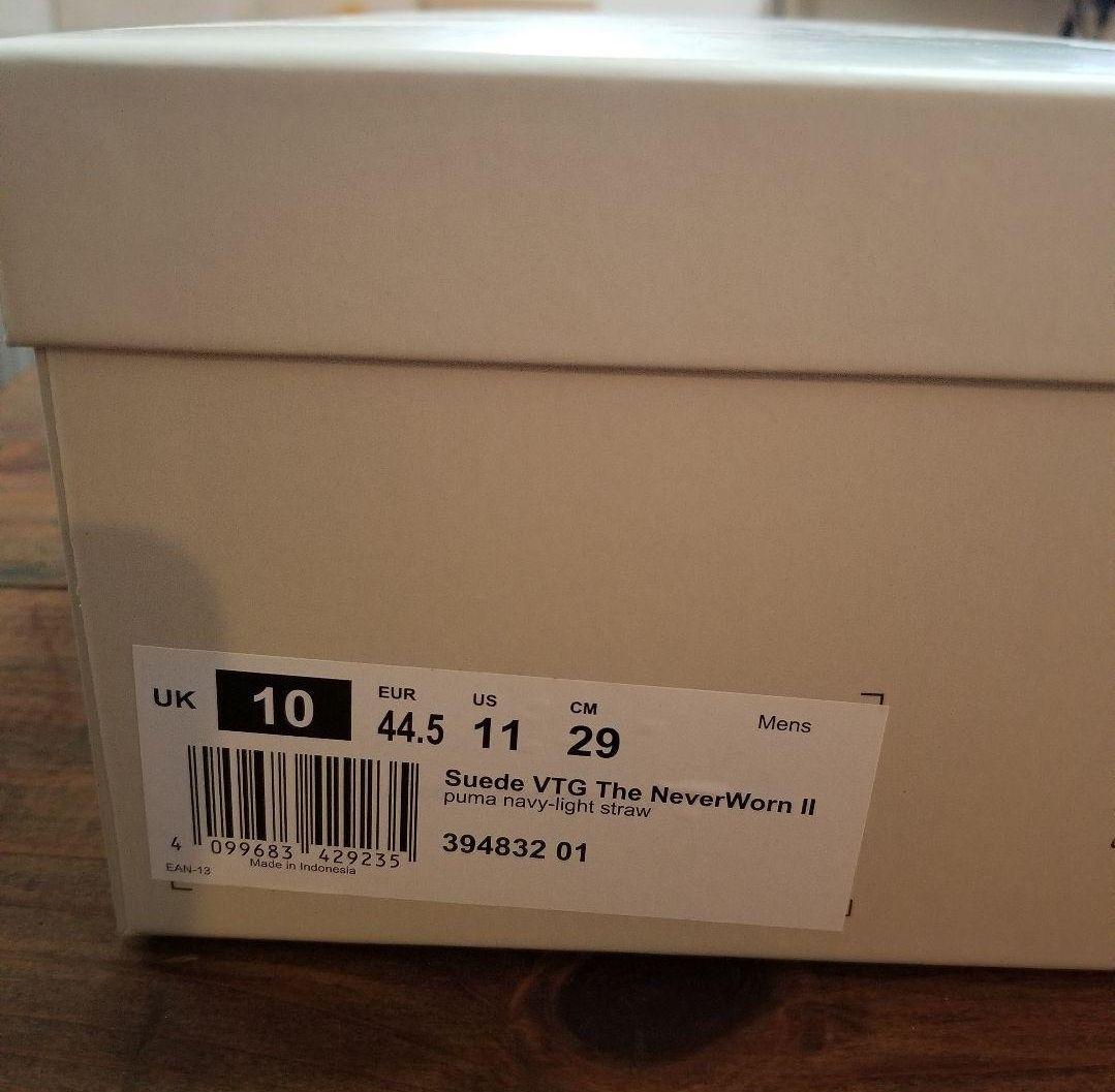 新品　箱タグ付 PUMA SUEDE VTG THE NEVERWORN 29
