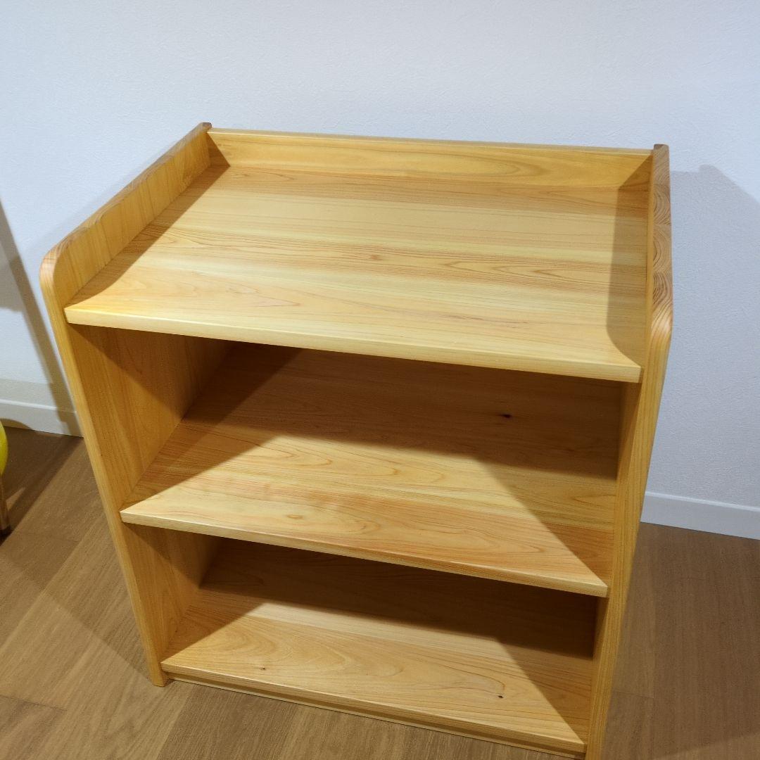 美品！　なかよしライブラリー　自然素材100パーセント いろは家具　特注　B