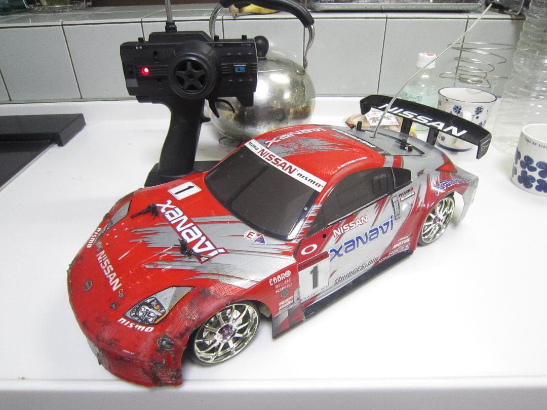 テ*キ様 完全動作品 1/10 特攻ミサイルカスタム 激速 タミヤ TT01R