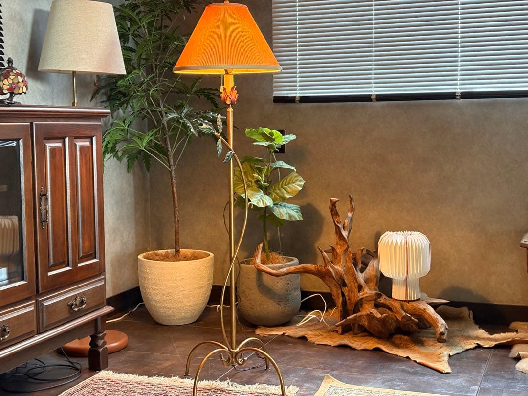 フロアランプ　クラシック　間接照明　ルームランプ　クラシック　In