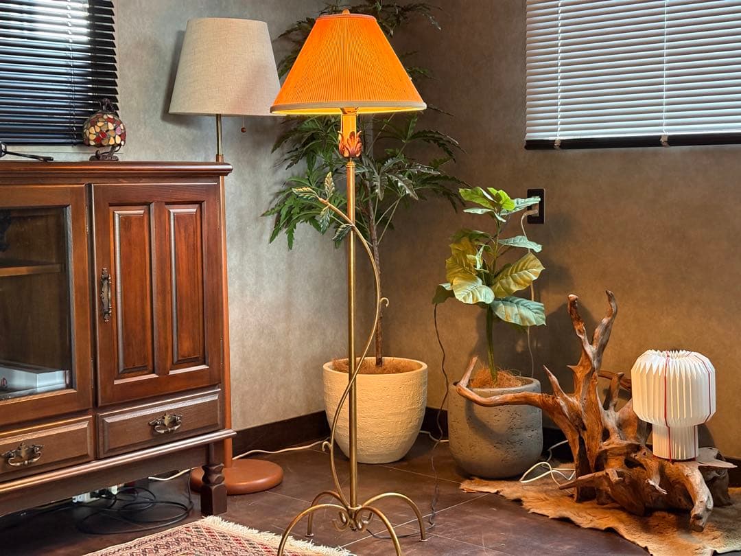 フロアランプ　クラシック　間接照明　ルームランプ　クラシック　In