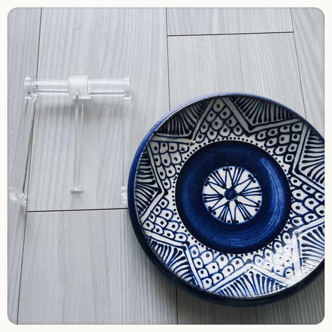 スイス　Gelzer窯　ハンドメイド プレート　ヴィンテージ