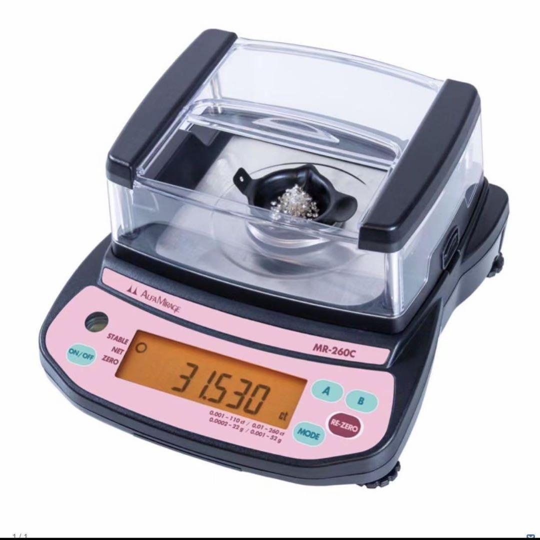 新品未使用 小型カラット天びん MR-260C