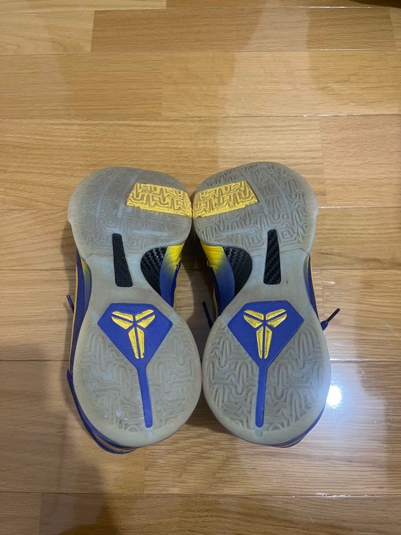 コービー5 5rings 29cm Nike バスケットボールシューズ 青と黄