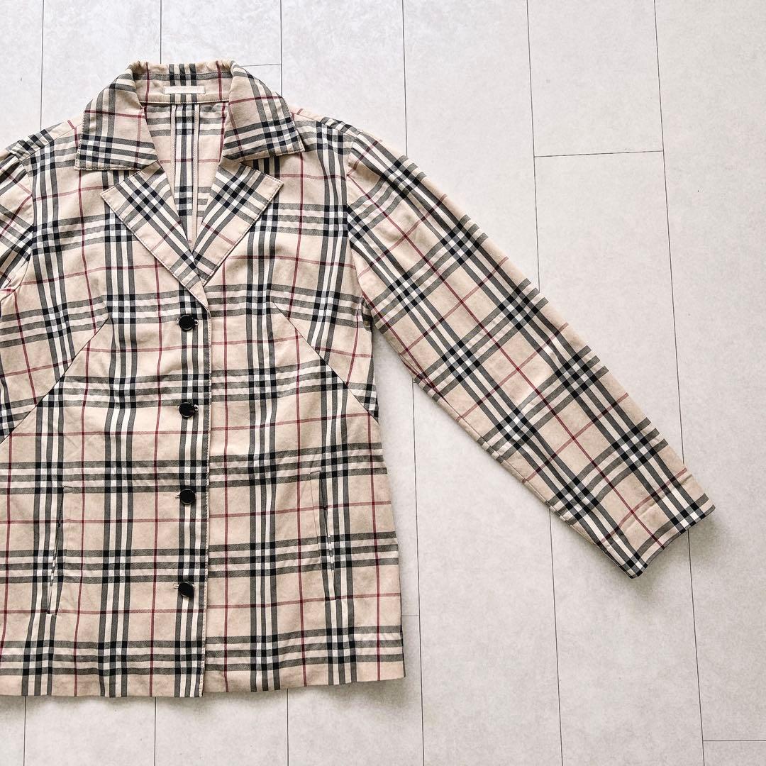 バーバリーロンドン　ノバチェック　ジャケット　40