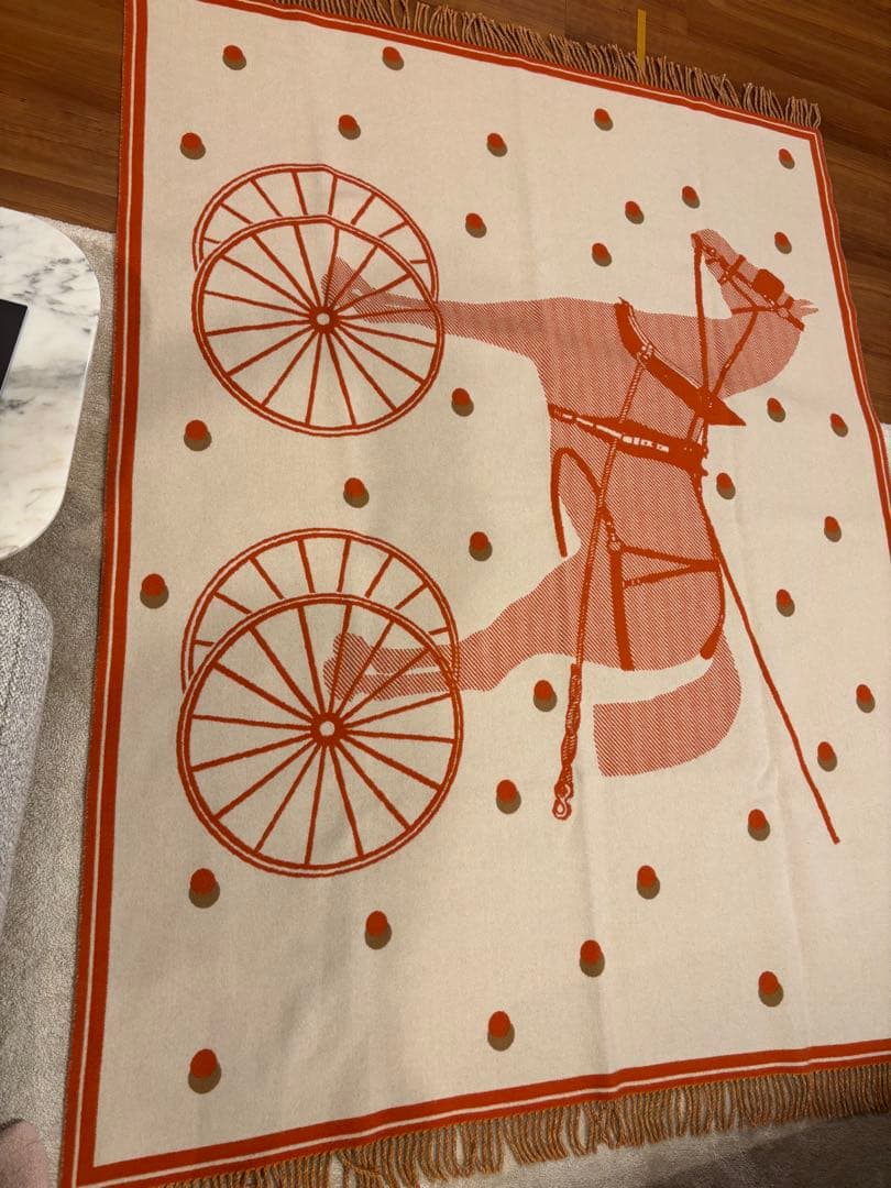 HERMES シュヴァルカブリオレ　ブランケット