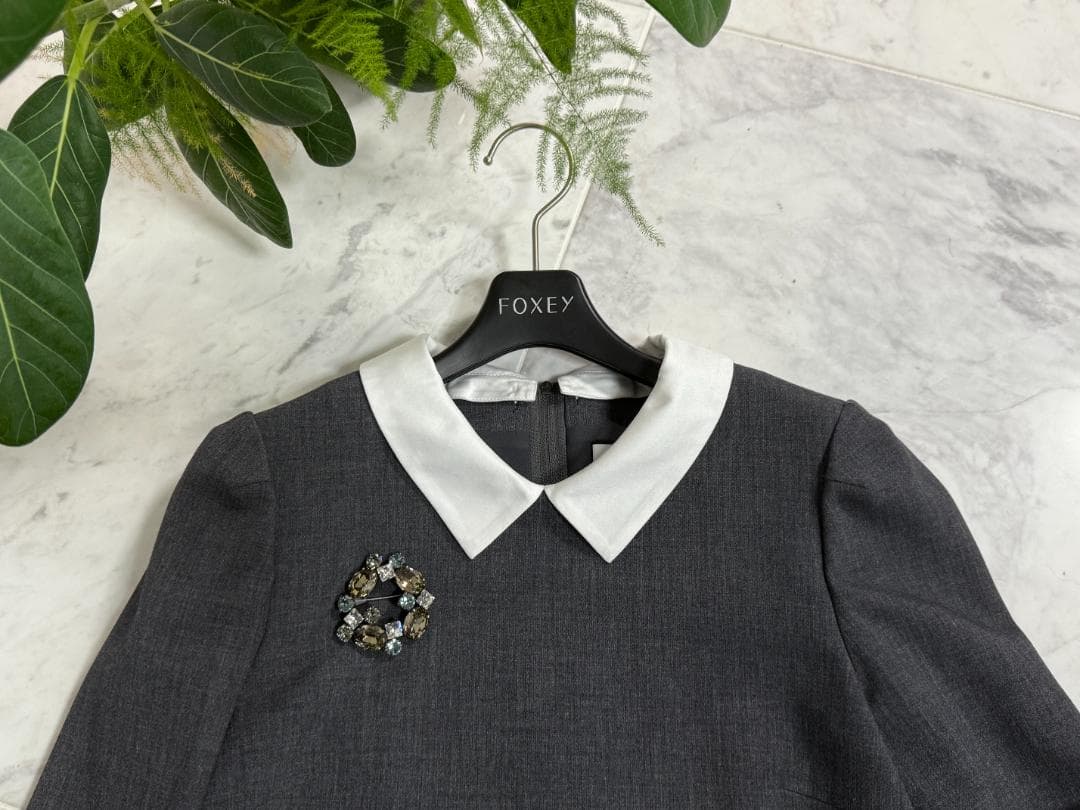 未使用級★FOXEY/フォクシー ワンピース プライベート ノアール 38