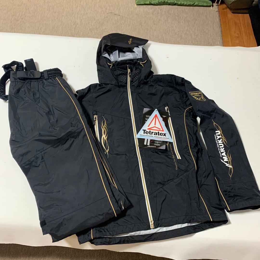 マルキュー オールウェザースーツ(上下セット) ブラック TR-01 新品未使用