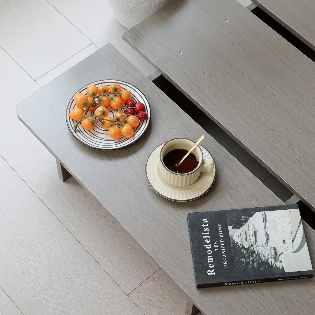 超人気！【S・幅120cm】ベッド ローベッド ステージベッド　GRAY