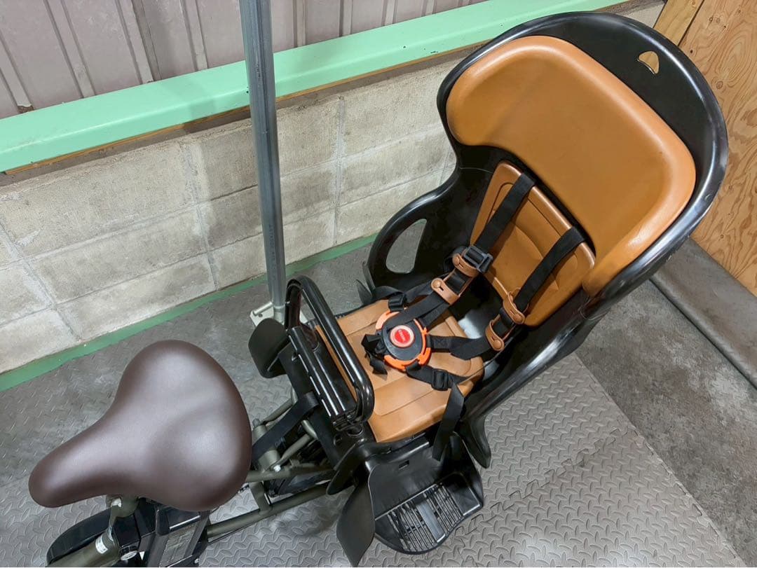 №6847 電動自転車　ヤマハPASSkiss 20インチ カーキ