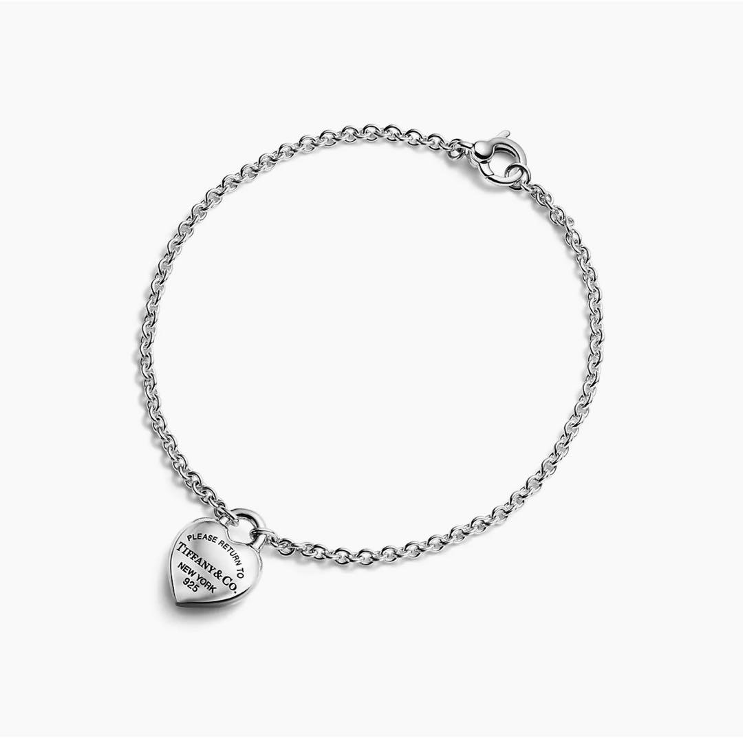 最後に値下げ TIFFANY&Co フルハートブレスレット スターリングシルバー