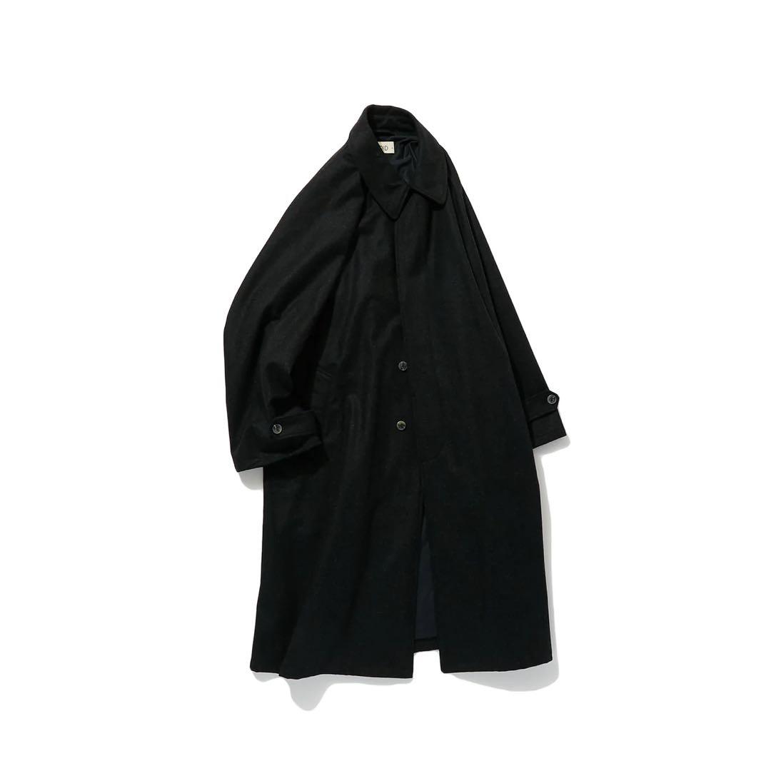 I*i様 POLYPLOID LONG COAT C BLACK