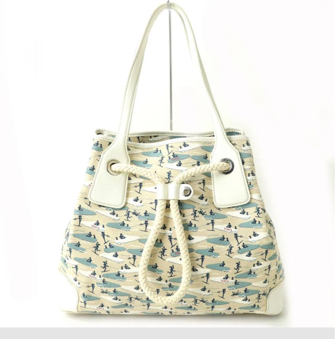 お値下げ中！トッズ　キャンバス地　バック　ユニセックス