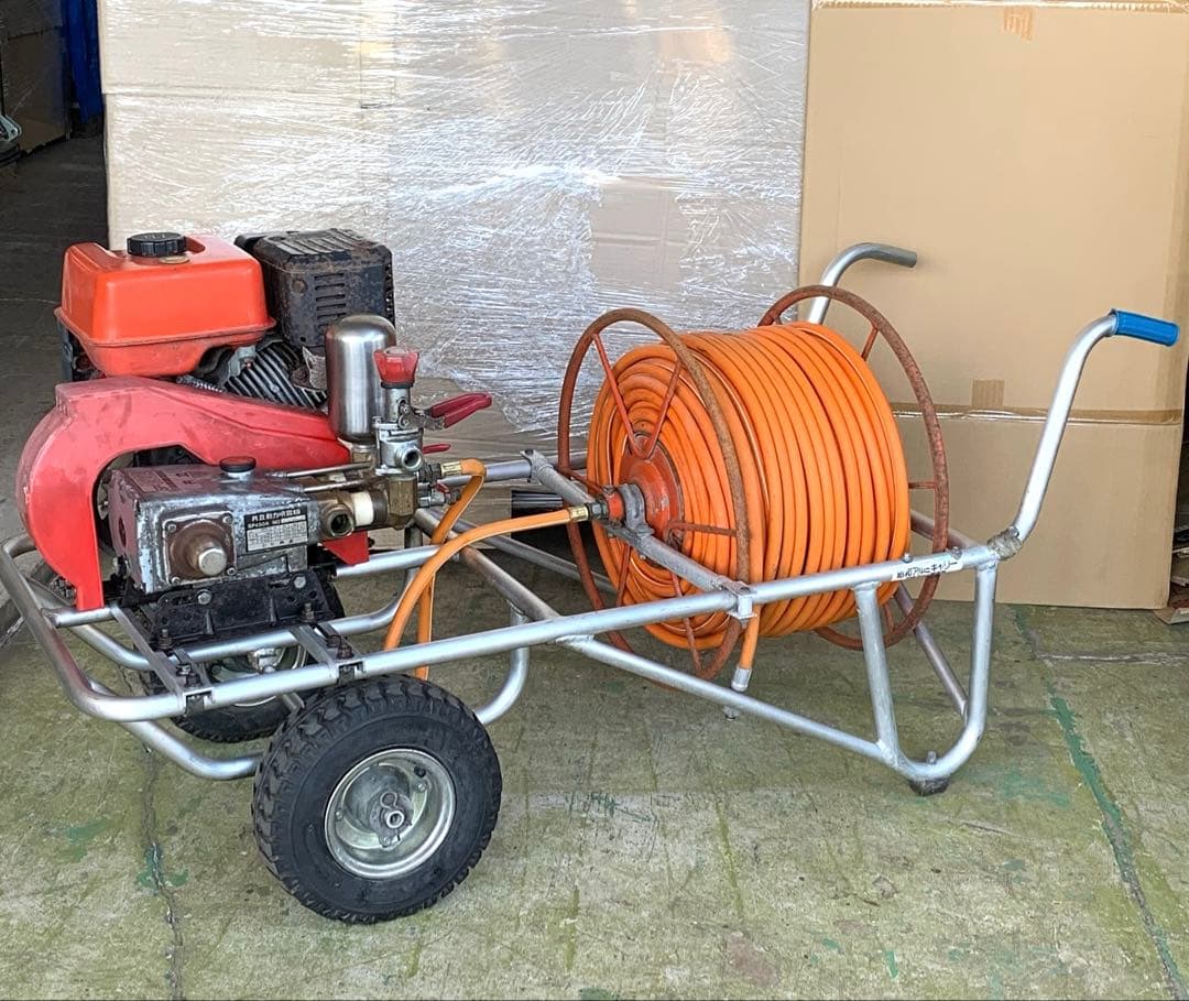 共立 セラミックセット動噴 動力噴霧機 SP450A アルミキャリー