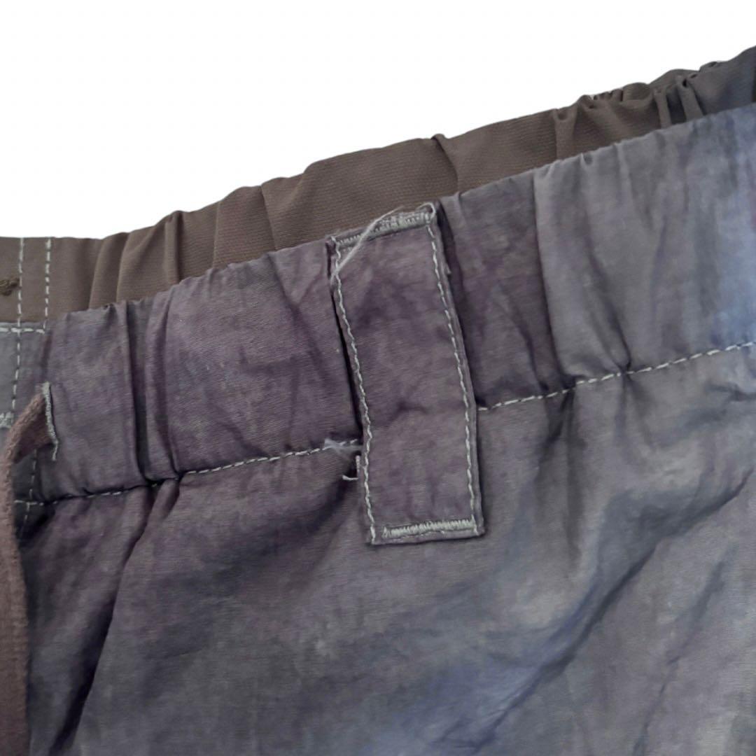 [GRANCY] ボタンレイヤードデザインナイロンパンツ