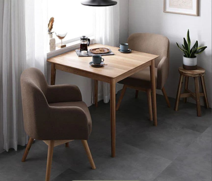 【新品未使用】天然木ダイニングテーブル『Duuce デュース』 幅80cm