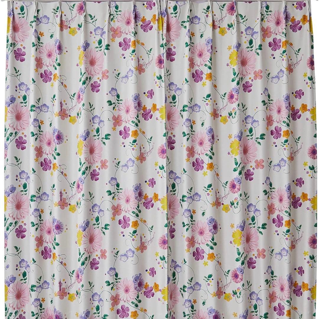 スミノエ カーテン アイボリー ディズニー プリンセス 遮光2級