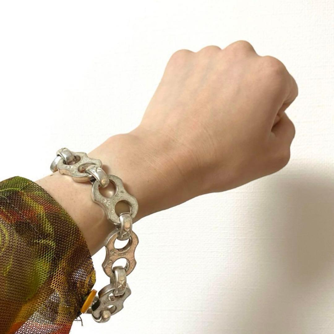 バードウェア シルバー925 ブレスレット チェーン シルバー ヴィンテージ