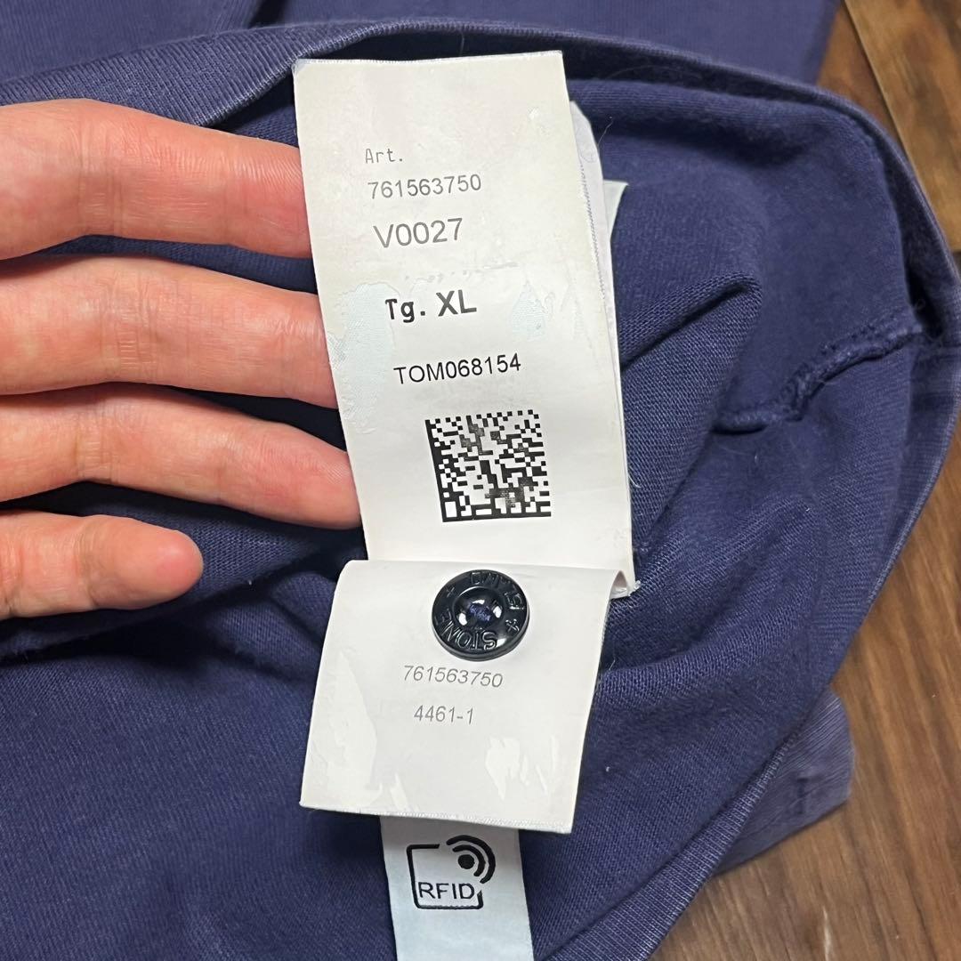 Stone  紫　長袖　カットソー　ロンT ロゴ人気　入手困難