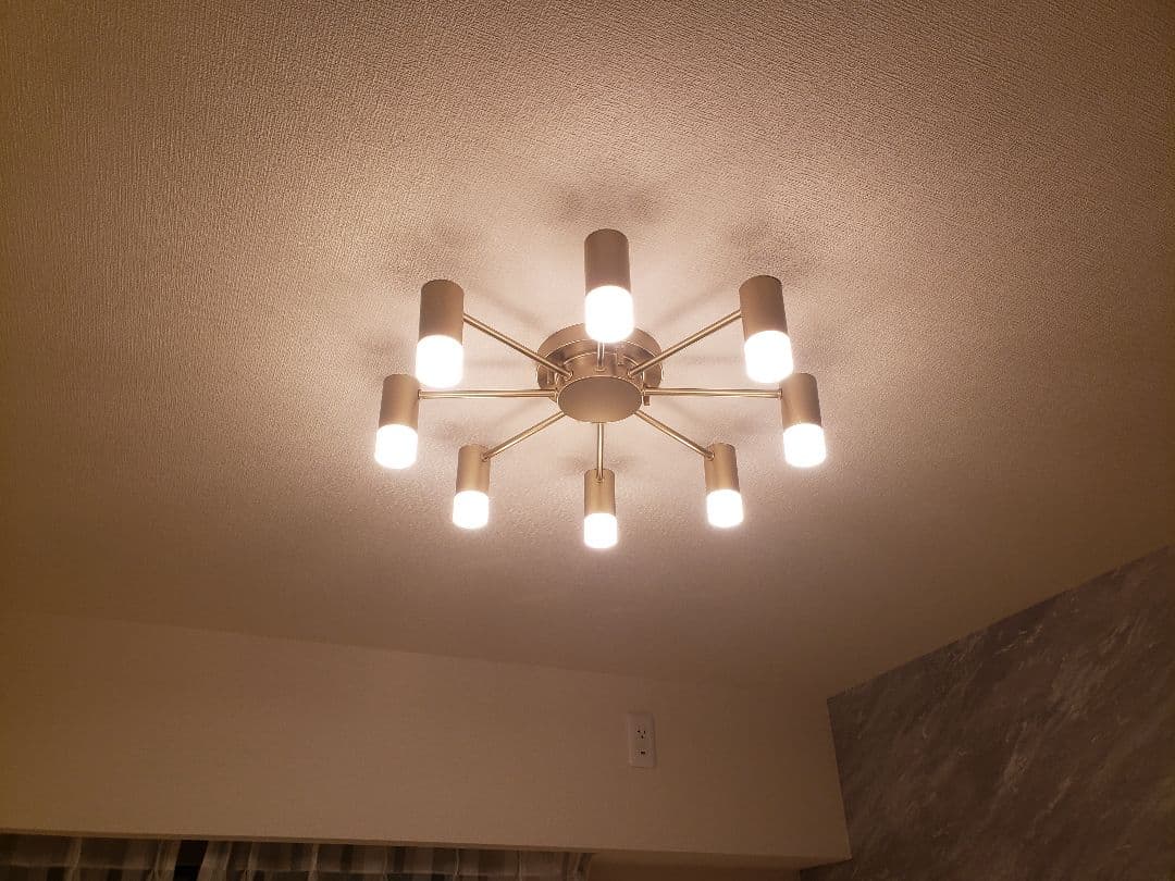 モダンゴールド8灯シャンデリア ODELIC 型番:OC 257 199R