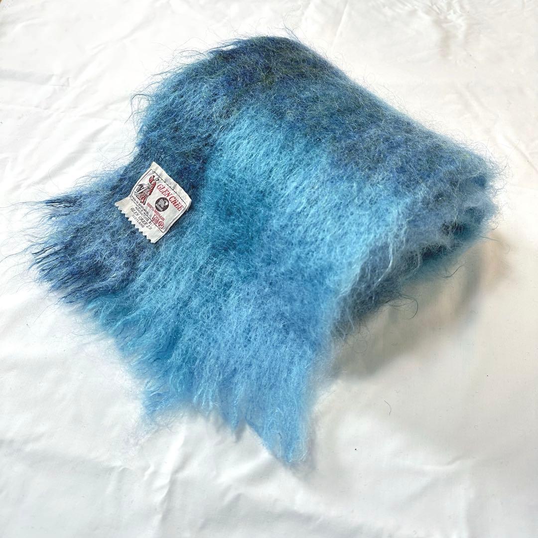 60s 70s モヘア 100% GLEN CREE マフラー ヴィンテージ