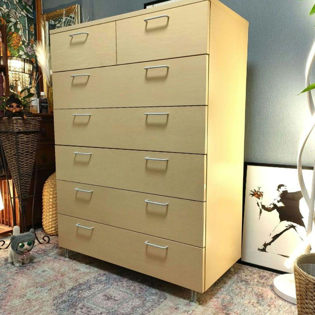 【廃盤希少メープル材】無印良品 大容量6段チェスト