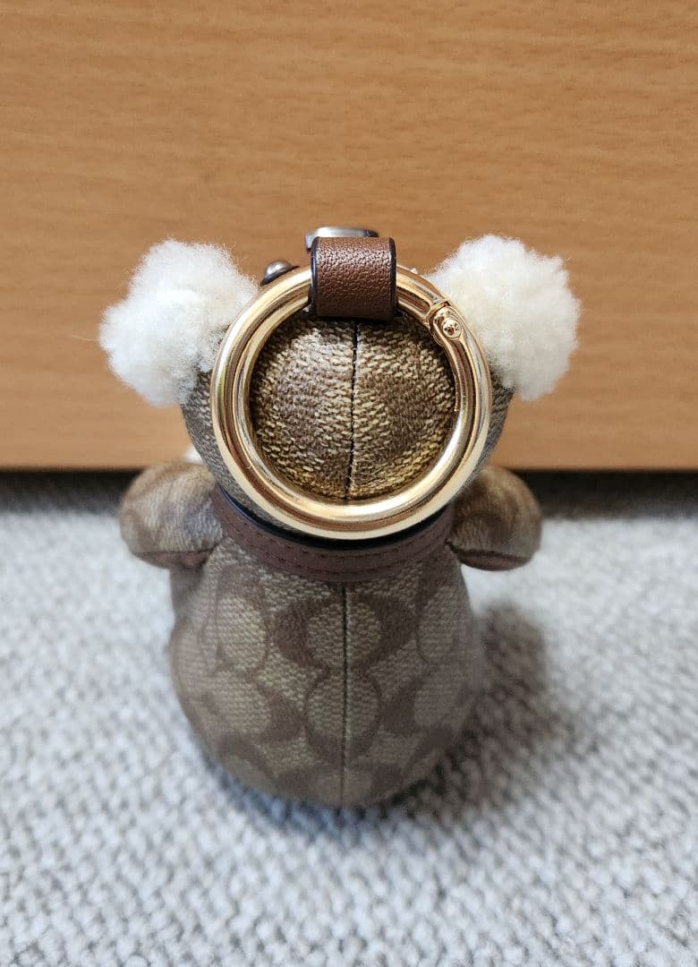 COACH　クマ型キーホルダー　ブラウン