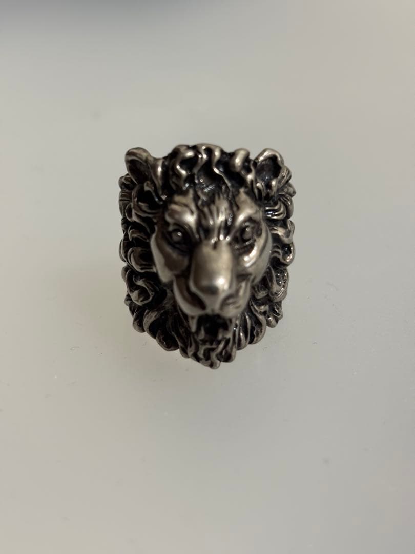 グッチ ライオン リング シルバー調 19号