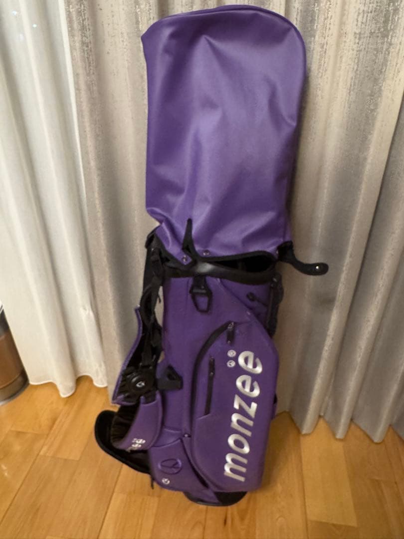 【限定値下げ中】モンジー×ベゼル　キャディーバック　パープル　希少