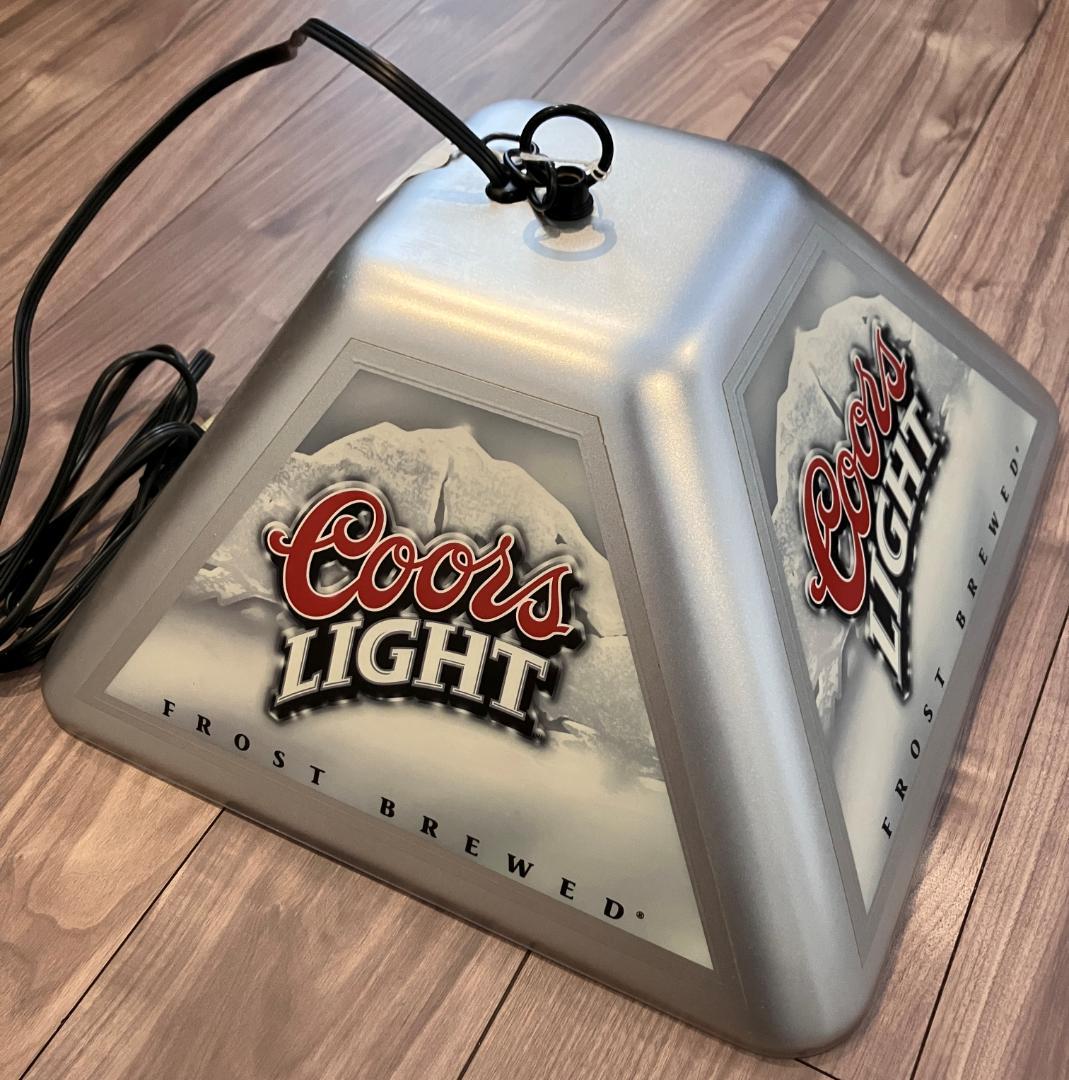 Coors Light ランプ 2002年 プールバーライト Bud Light
