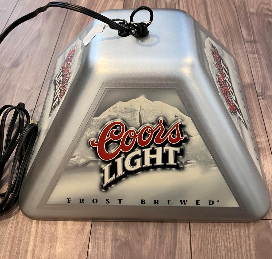 Coors Light ランプ 2002年 プールバーライト Bud Light