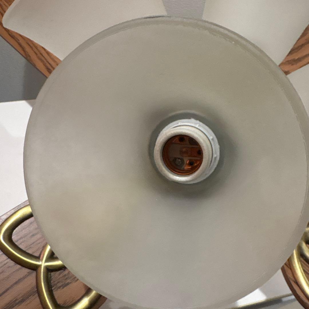 ブロンズ 4灯 シーリングファン E26口金